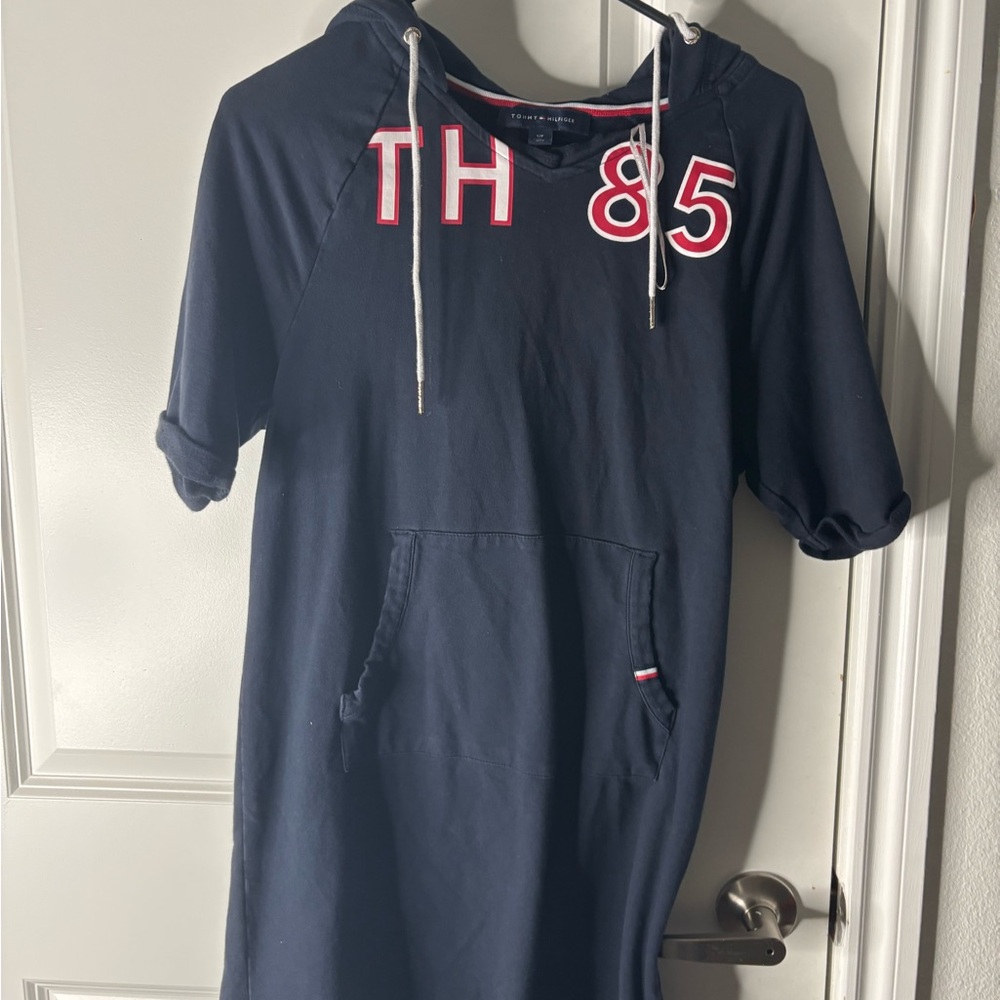 Tommy Hilfiger Navy Top with Red and White Details